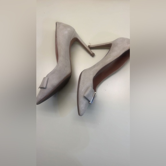 Boss Shoes - Hugo Boss MADE IN ITALY SUEDE LEATHER Elegant Gray Women's Heels